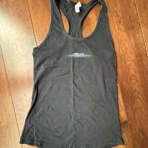 Next Level Black Tank Top with John 14:6 Print, size Small.